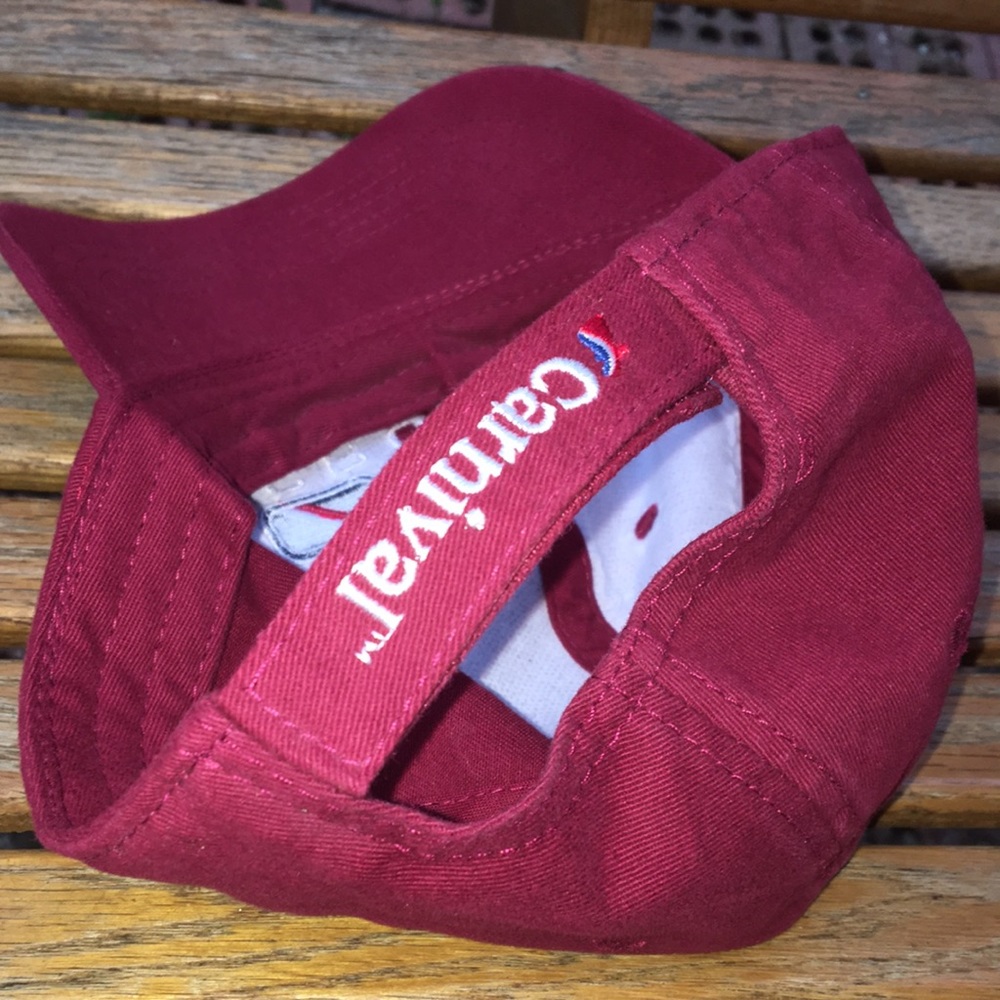 Carnival Cruise 6 panel Nautical cruising hat adjustable back strap cap - Picture 4 of 6
